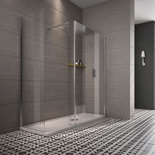 Easy Bathrooms Rivar Chrome Walk In Shower Enclosure | Easy Bathrooms