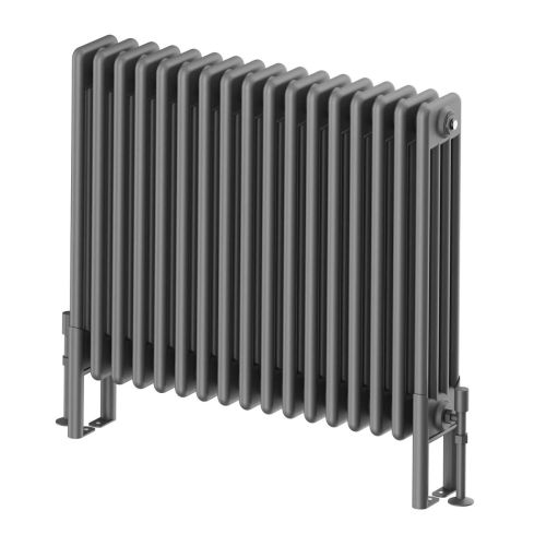 Upton 600x785mm Quadruple Horizontal Column Radiator – Grey ...