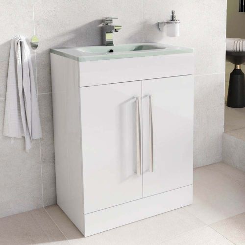 Avon Gloss White Basin Vanity 600mm