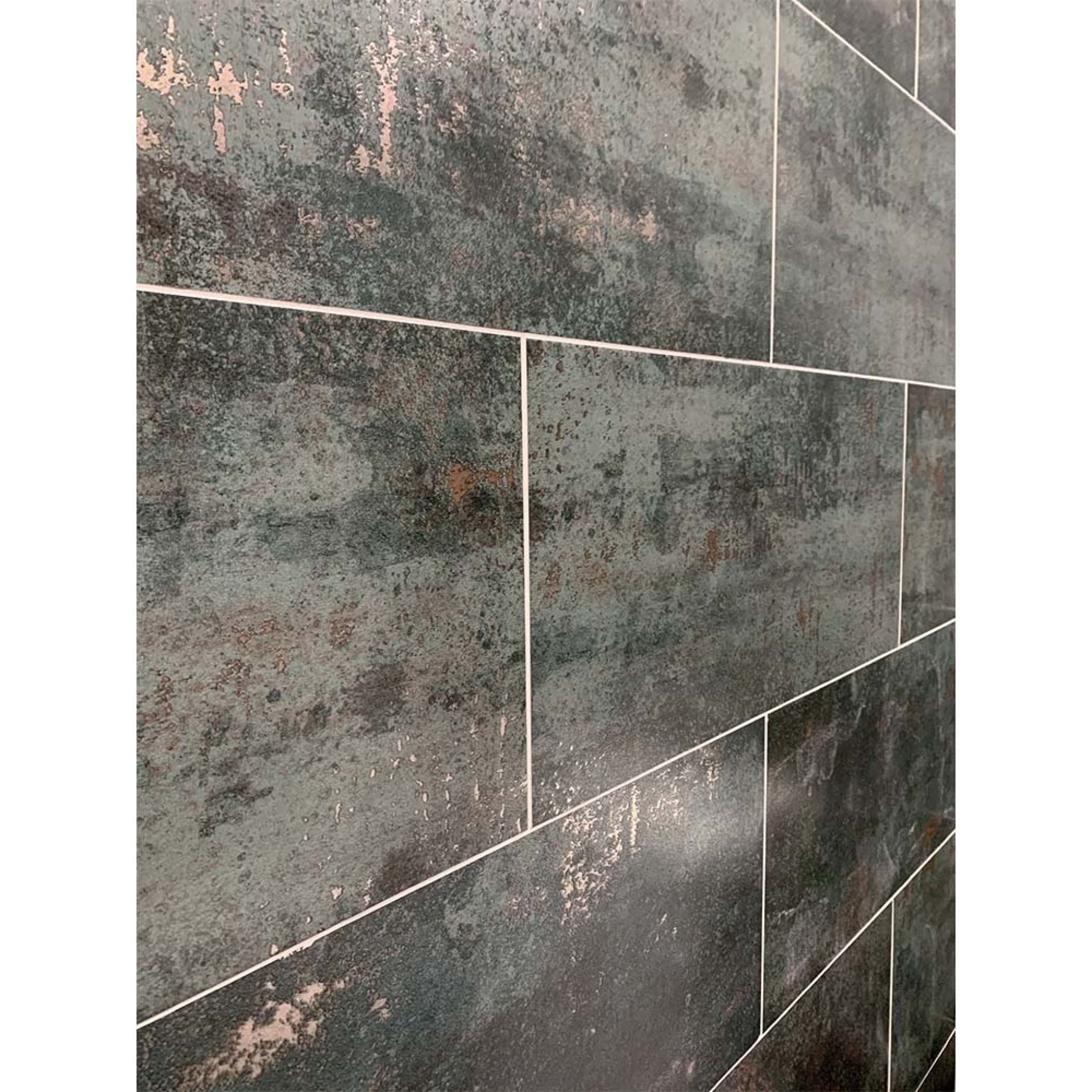 Metallon Seagreen Porcelain Tiles – 300x600mm | Metallic tiles