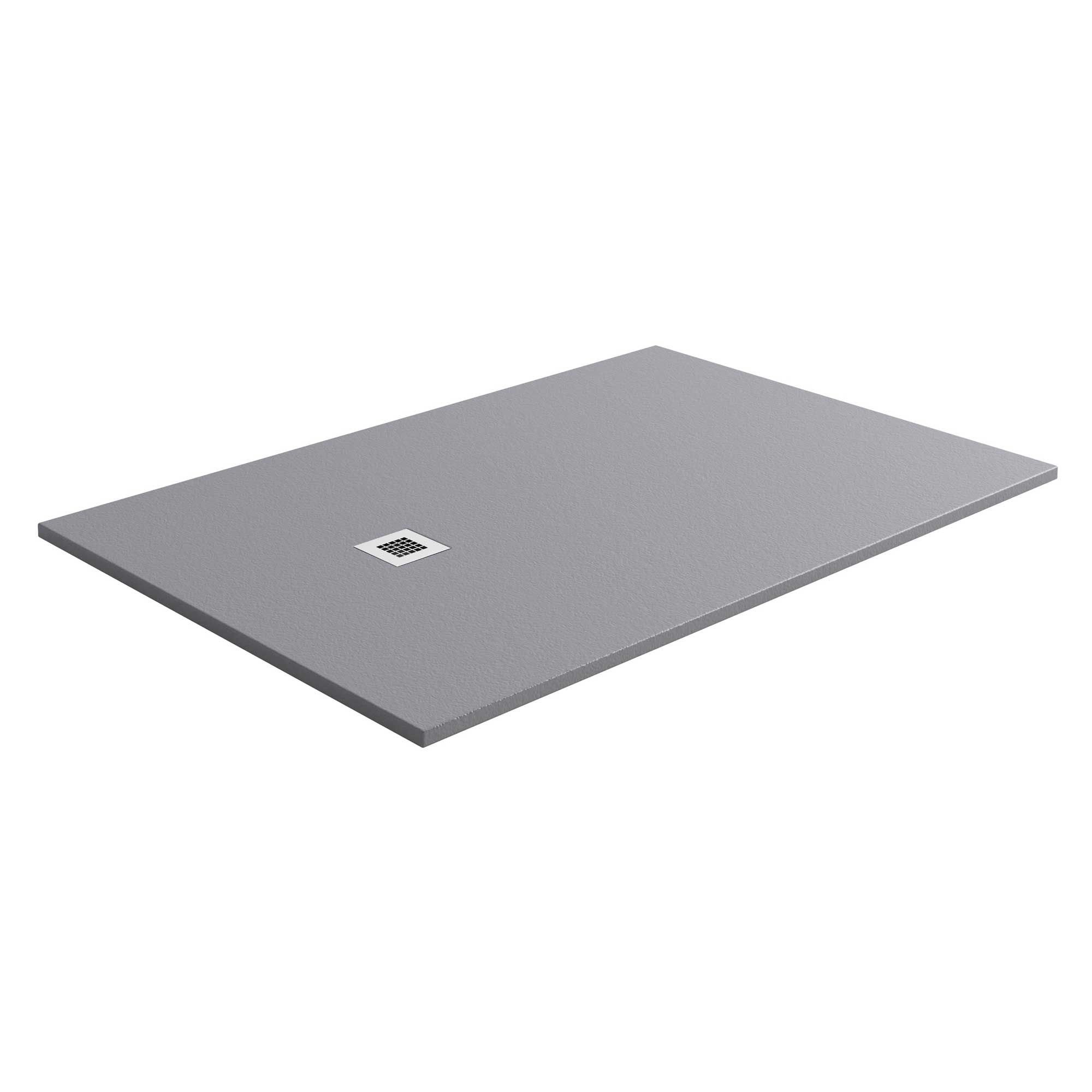 Slate Effect Shower Tray Grey - 1400 x 900 | Easy Bathrooms & Tiles