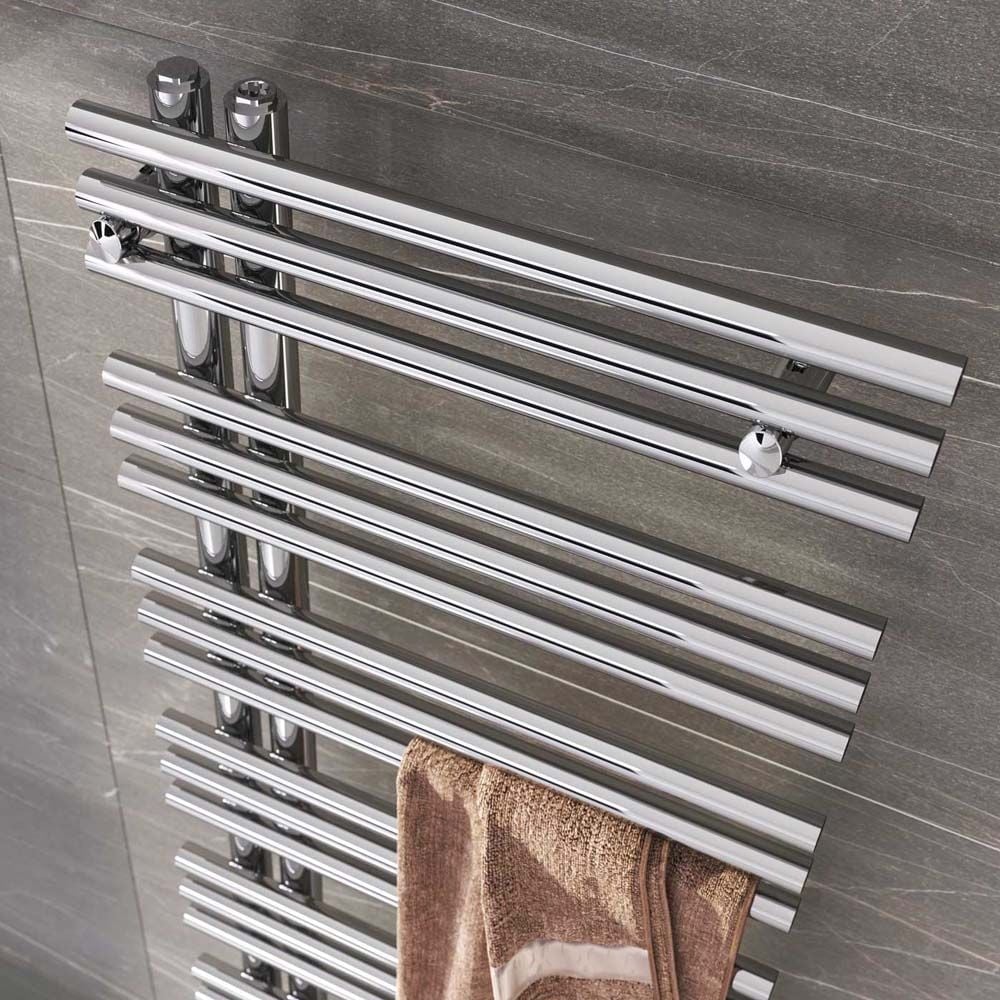 Uzon 1600 x 500mm Heated Towel Rail – Chrome | Heated Towel Rail